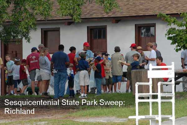 Sesquicentenial State Park Sweep