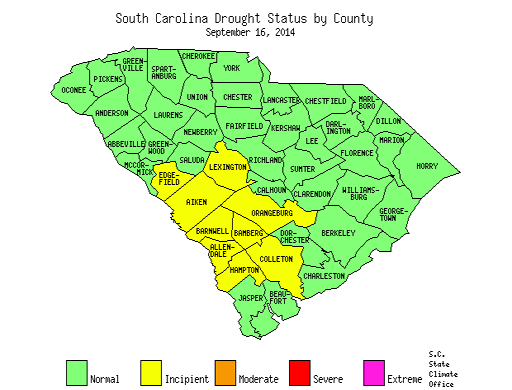 Drought map