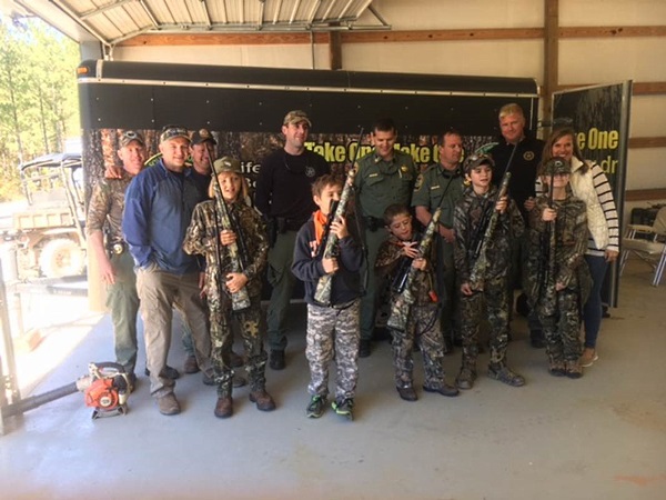 Six SCDNR officers hosted a deer hunt at Clouds Creek Farm in Ridgespring Nov. 4 for five children who have been diagnosed with life-threatening illnesses