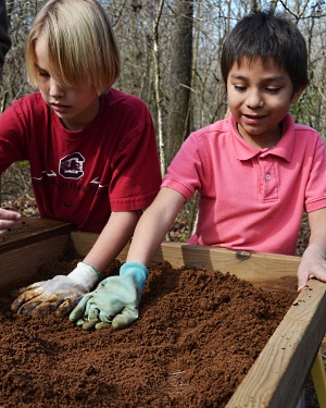 The Kolb Site has hosted many school groups through the years. Students of all ages can help archaeologists.