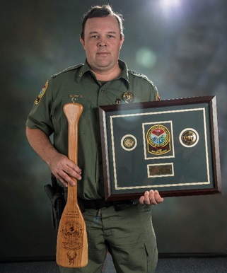 Investigator Michael Brock won the award for Education/Investigations.