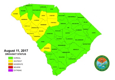 All counties within the state are now in normal or incipient drought status