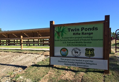 Multiple agencies were involved in planning and funding the renovated Twin Ponds shooting range. The primary source of funding was through Wildlife Restoration Fund excise taxes paid by sportsmen and women on firearms, ammunition and other hunting gear.