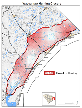 Map of Hunting Closures