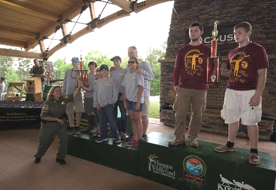 Winners of the 2015 First Annual SCDNR Youth Sporting Clay Open