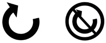 four icons showing the intented levels for the life jackets