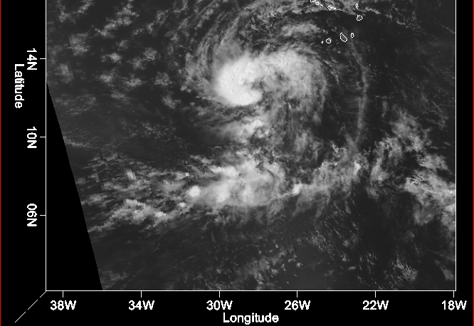 Hugo from space Sept. 11 (NHC)