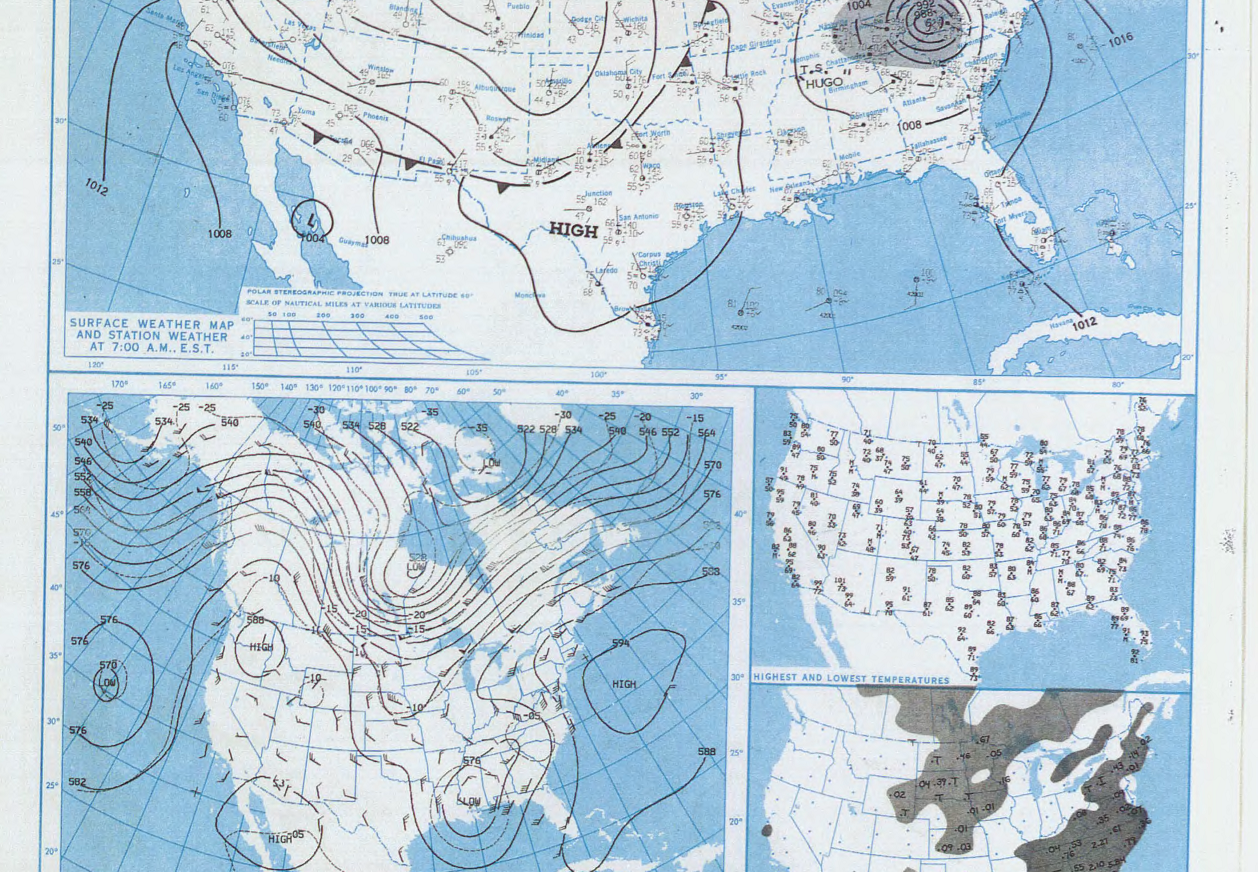 Surface weather map from Sept. 22 (credit)