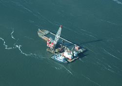 what does working coastal dredge