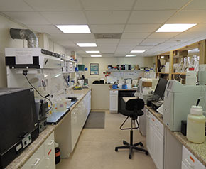 Lab in Waddell Mariculture Center