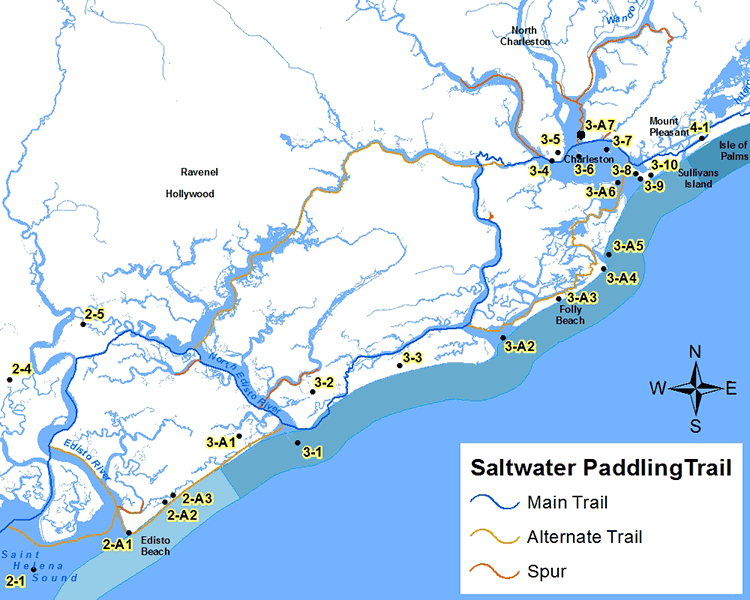 Section 2 - Beaufort to Edisto Island Saltwater Paddling Trail