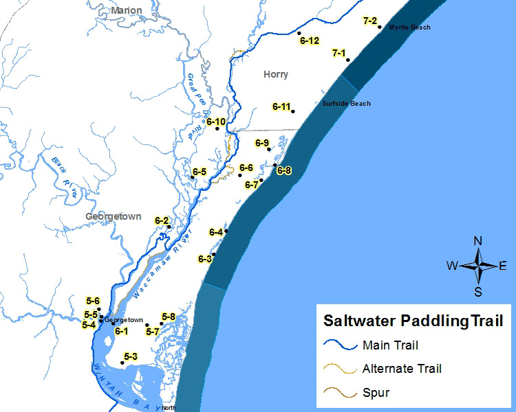 Saltwater Paddling Trail Section 6