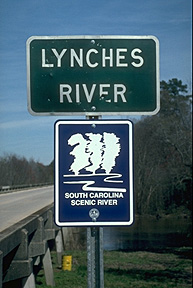 Lynches River Sign